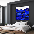 Blue Hills by Elisabeth Fredriksson on GIANT ART - blue mixed media