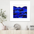 Blue Hills by Elisabeth Fredriksson on GIANT ART - blue mixed media