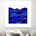 Blue Hills by Elisabeth Fredriksson on GIANT ART - blue mixed media