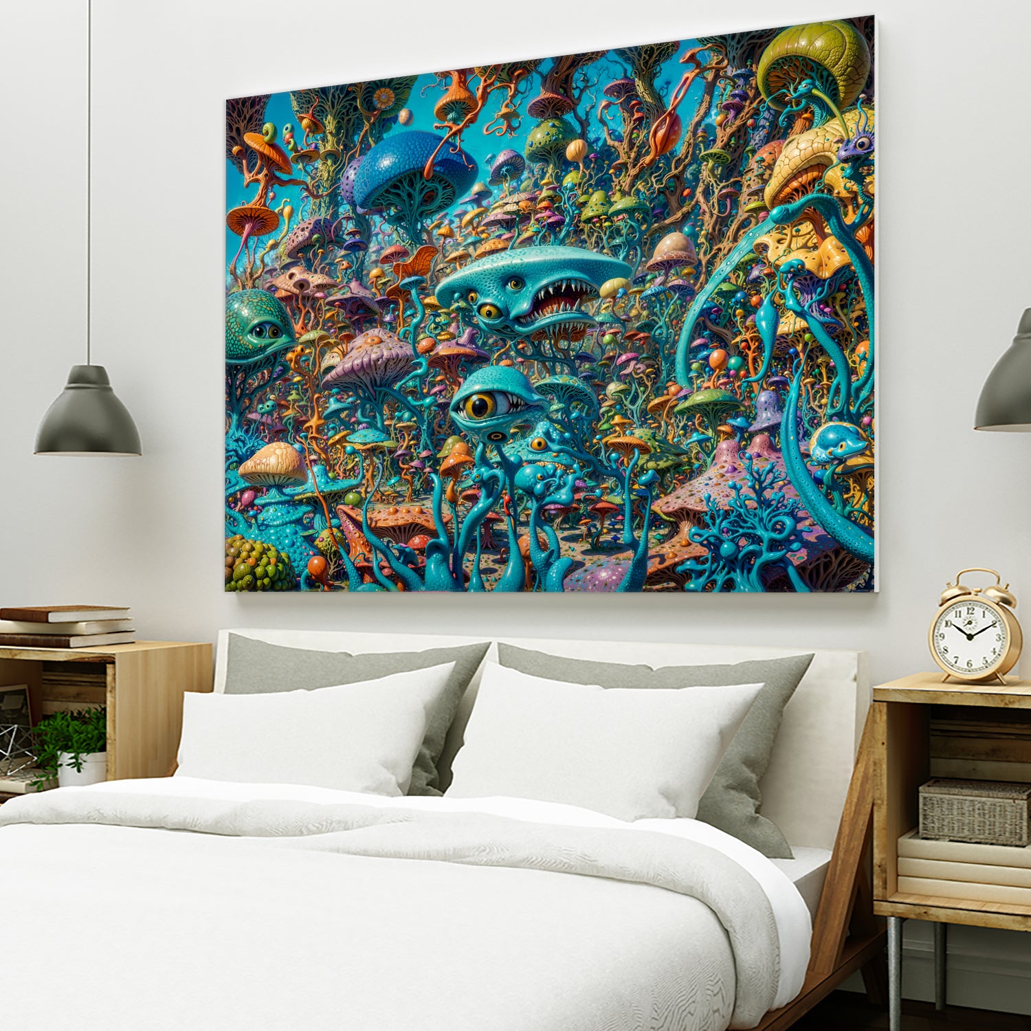 The Jungle Of The Absurd by Eric Ton on GIANT ART - white digital painting