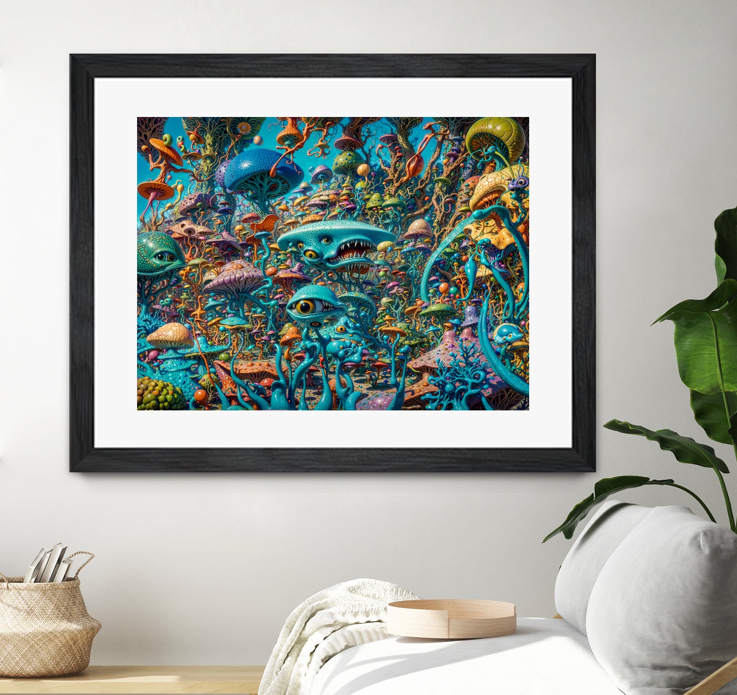 The Jungle Of The Absurd by Eric Ton on GIANT ART - white digital painting