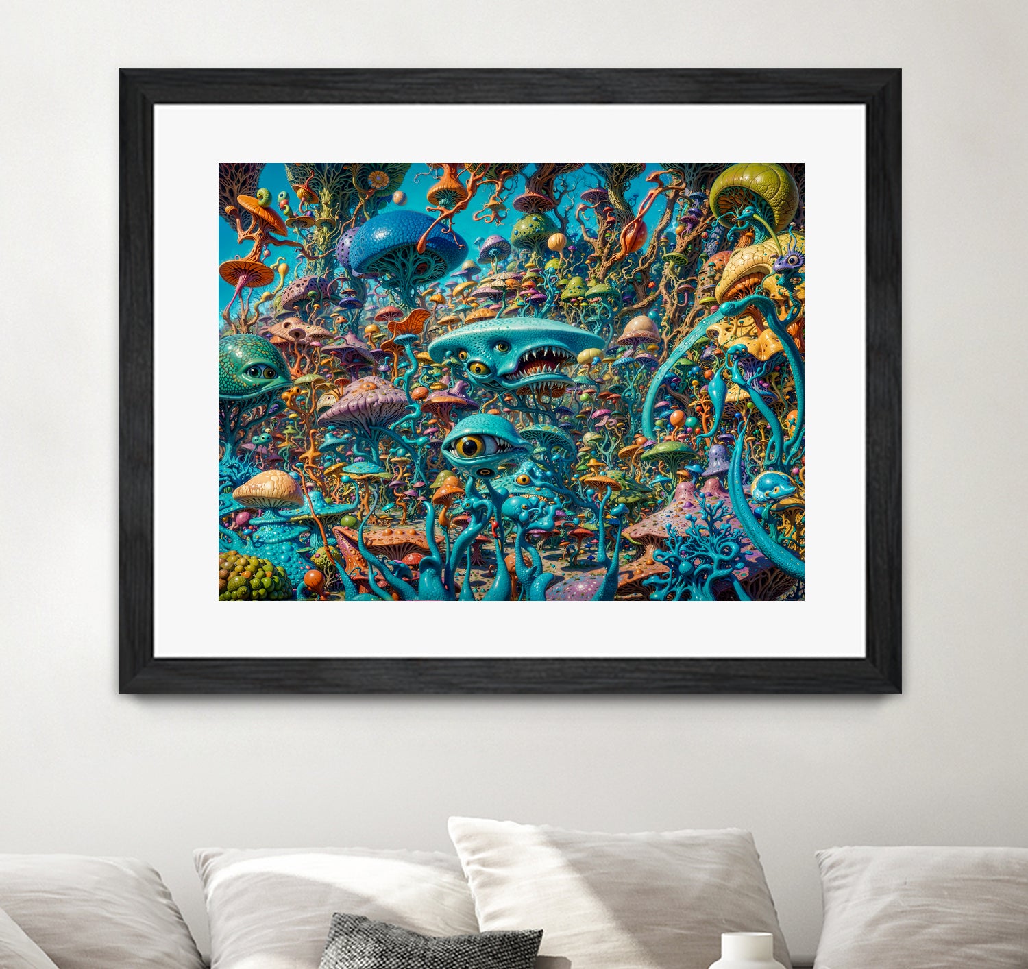 The Jungle Of The Absurd by Eric Ton on GIANT ART - white digital painting