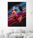 Kevin Durant by Alessandro Pautasso on GIANT ART - blue digital painting