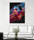 Kevin Durant by Alessandro Pautasso on GIANT ART - blue digital painting