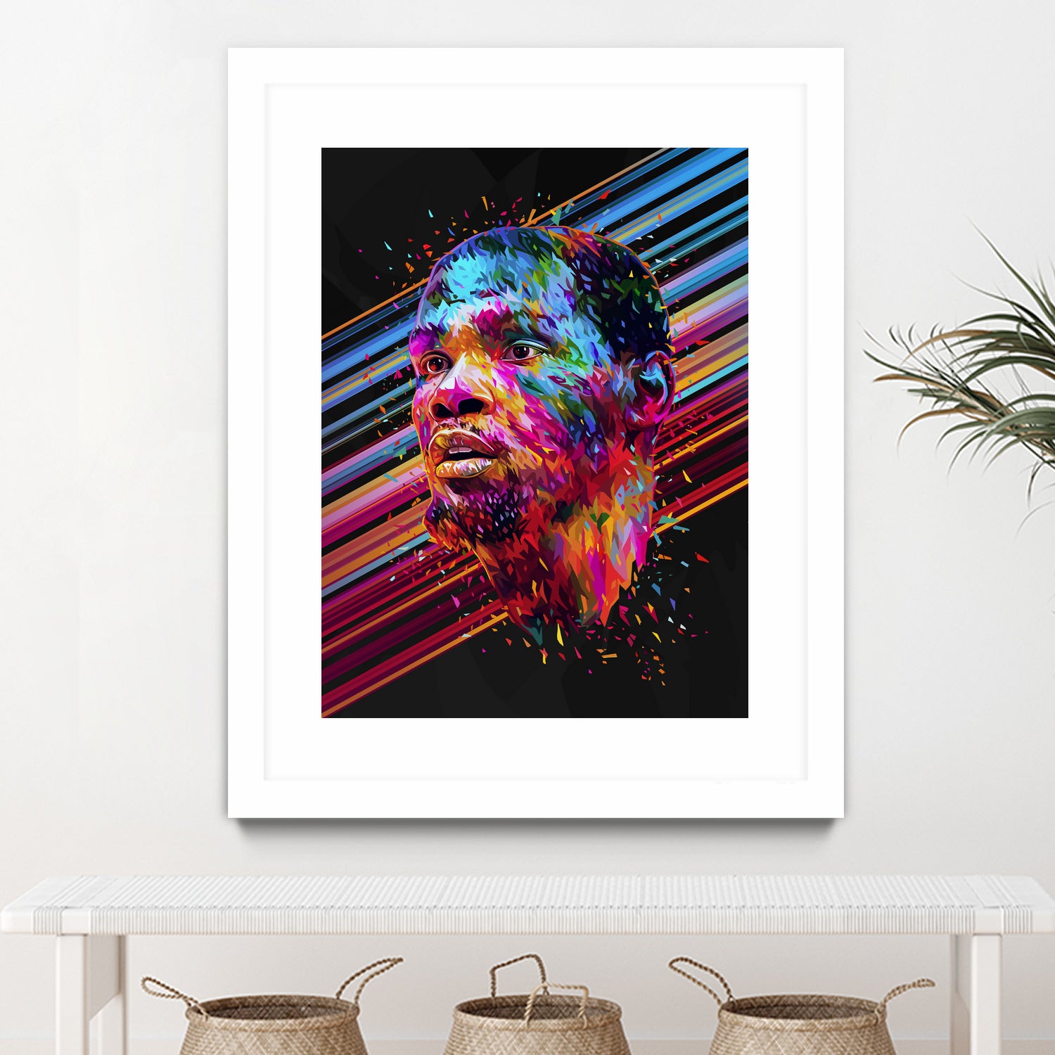 Kevin Durant by Alessandro Pautasso on GIANT ART - blue digital painting