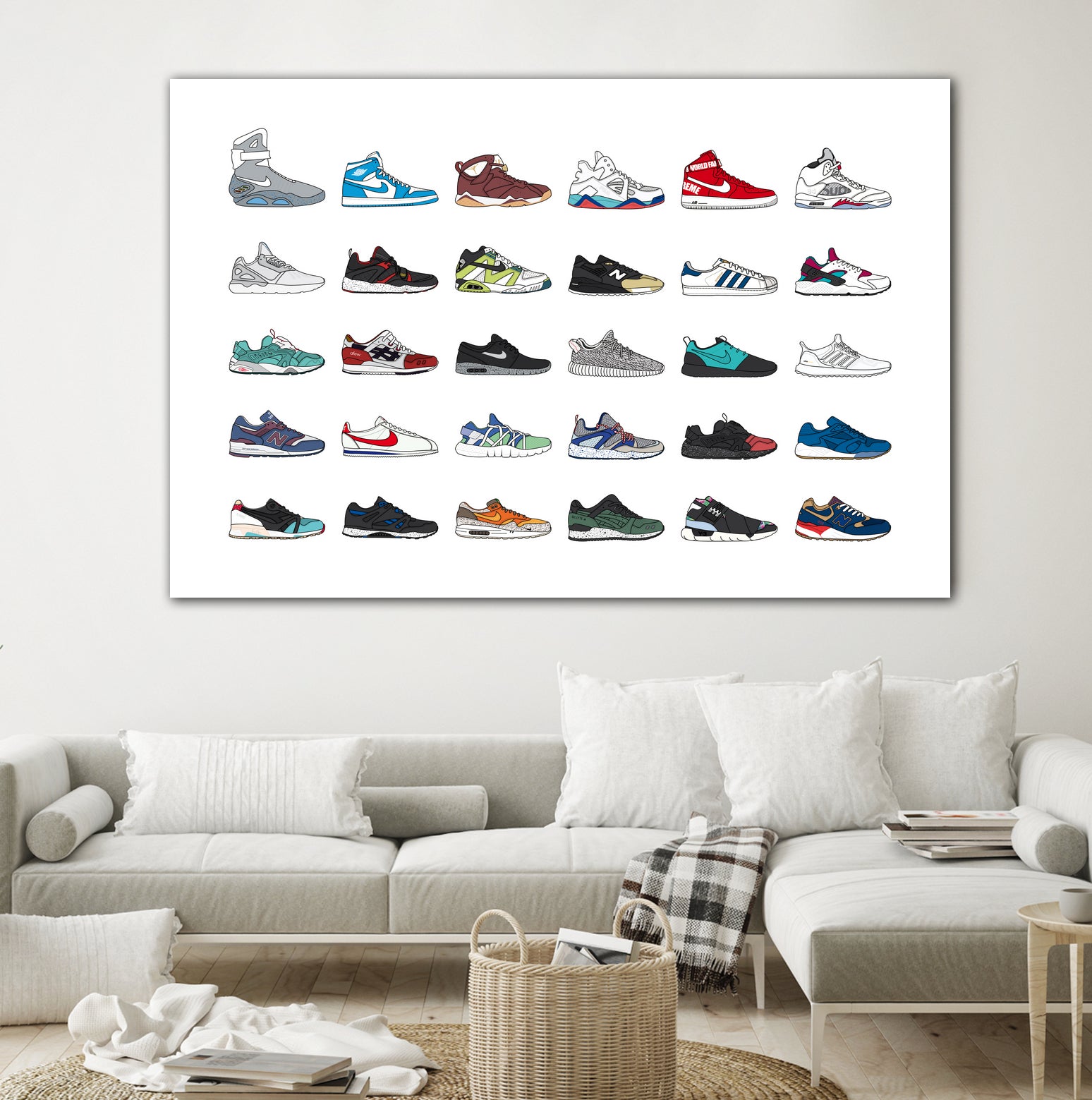 Assorted Sneaker by Herinson Alvarez on GIANT ART - white digital drawing