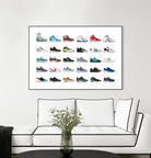 Assorted Sneaker by Herinson Alvarez on GIANT ART - white digital drawing