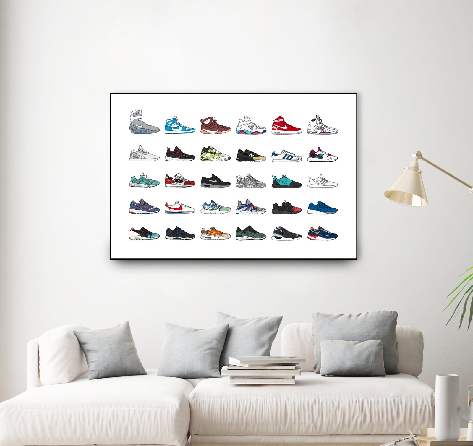 Assorted Sneaker by Herinson Alvarez on GIANT ART - white digital drawing