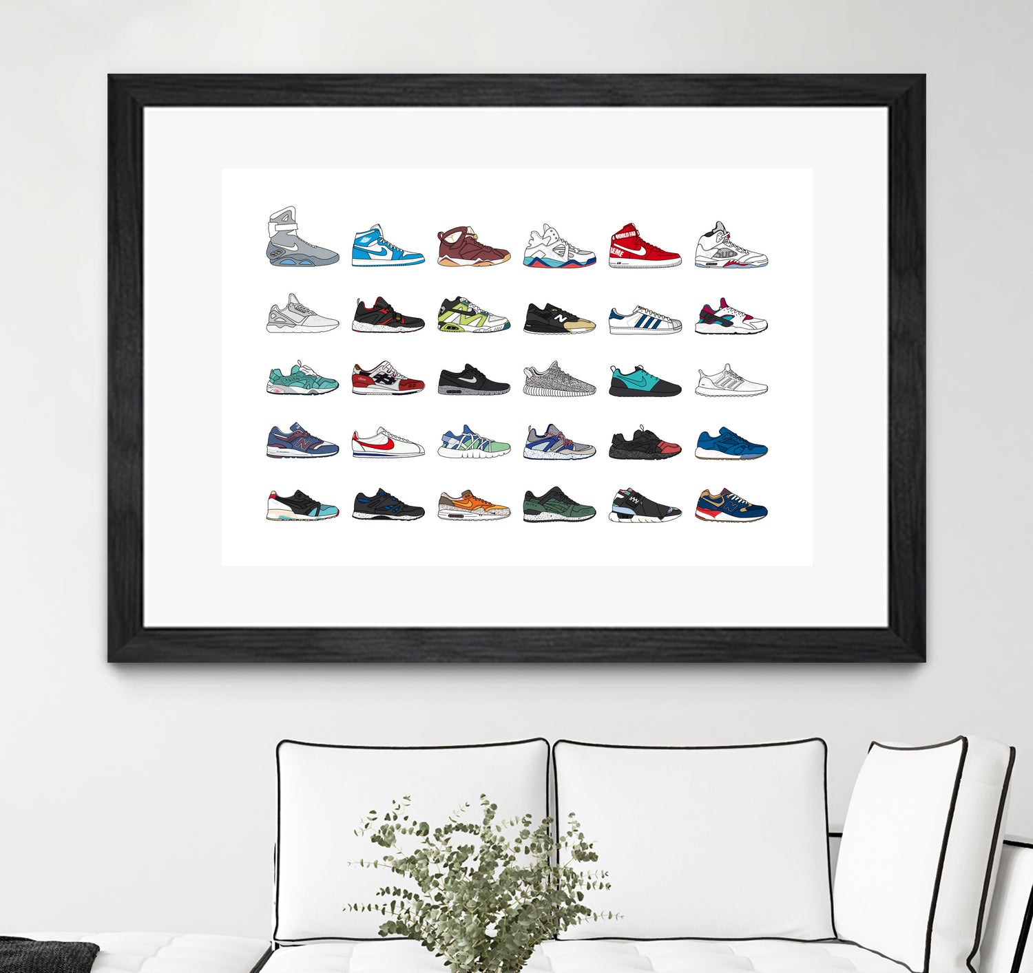 Assorted Sneaker by Herinson Alvarez on GIANT ART - white digital drawing