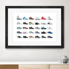 Assorted Sneaker by Herinson Alvarez on GIANT ART - white digital drawing