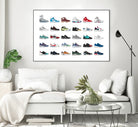 Assorted Sneaker by Herinson Alvarez on GIANT ART - white digital drawing