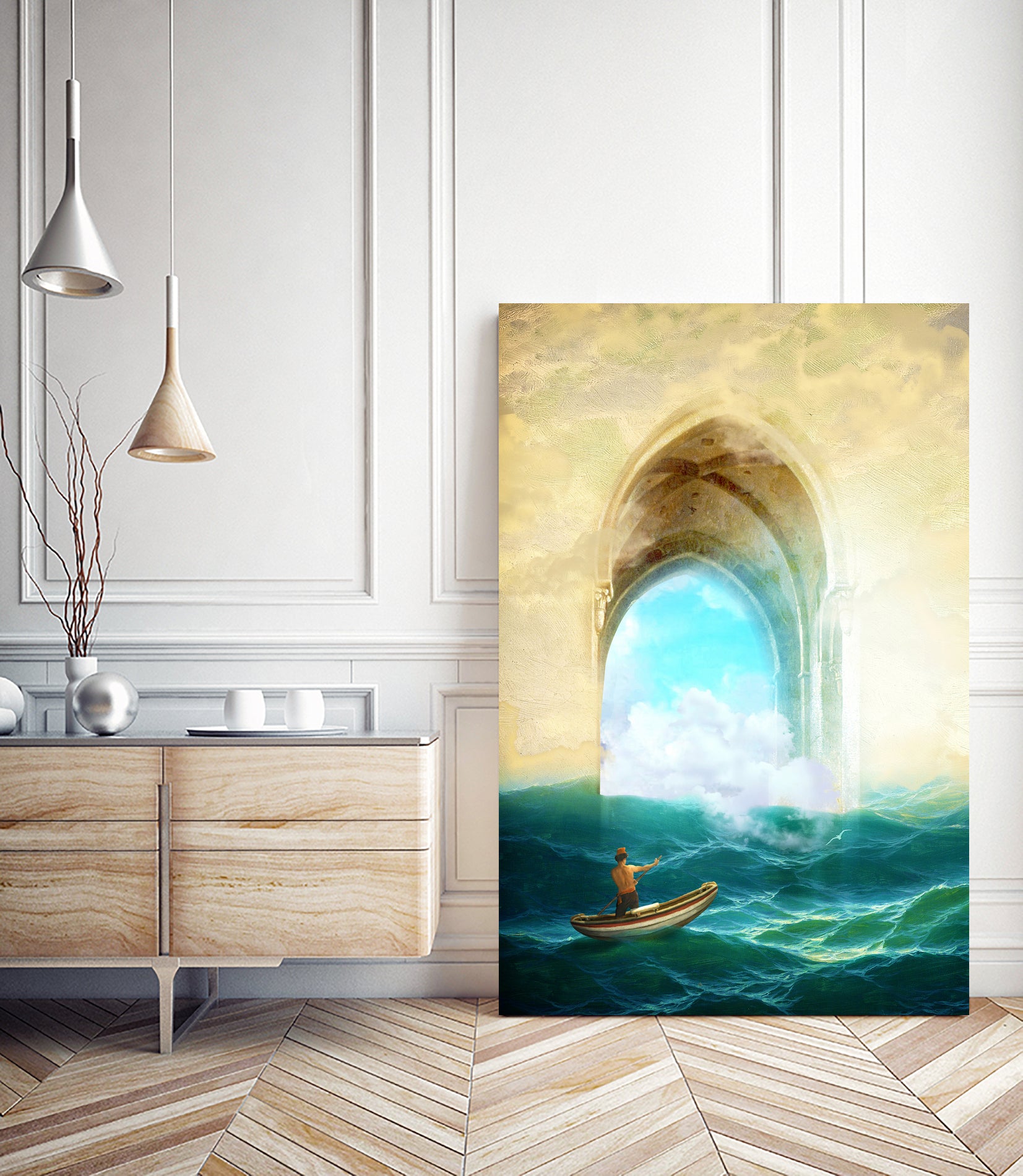 The Veil of Mists by Diogo Veríssimo on GIANT ART - yellow photo manipulation