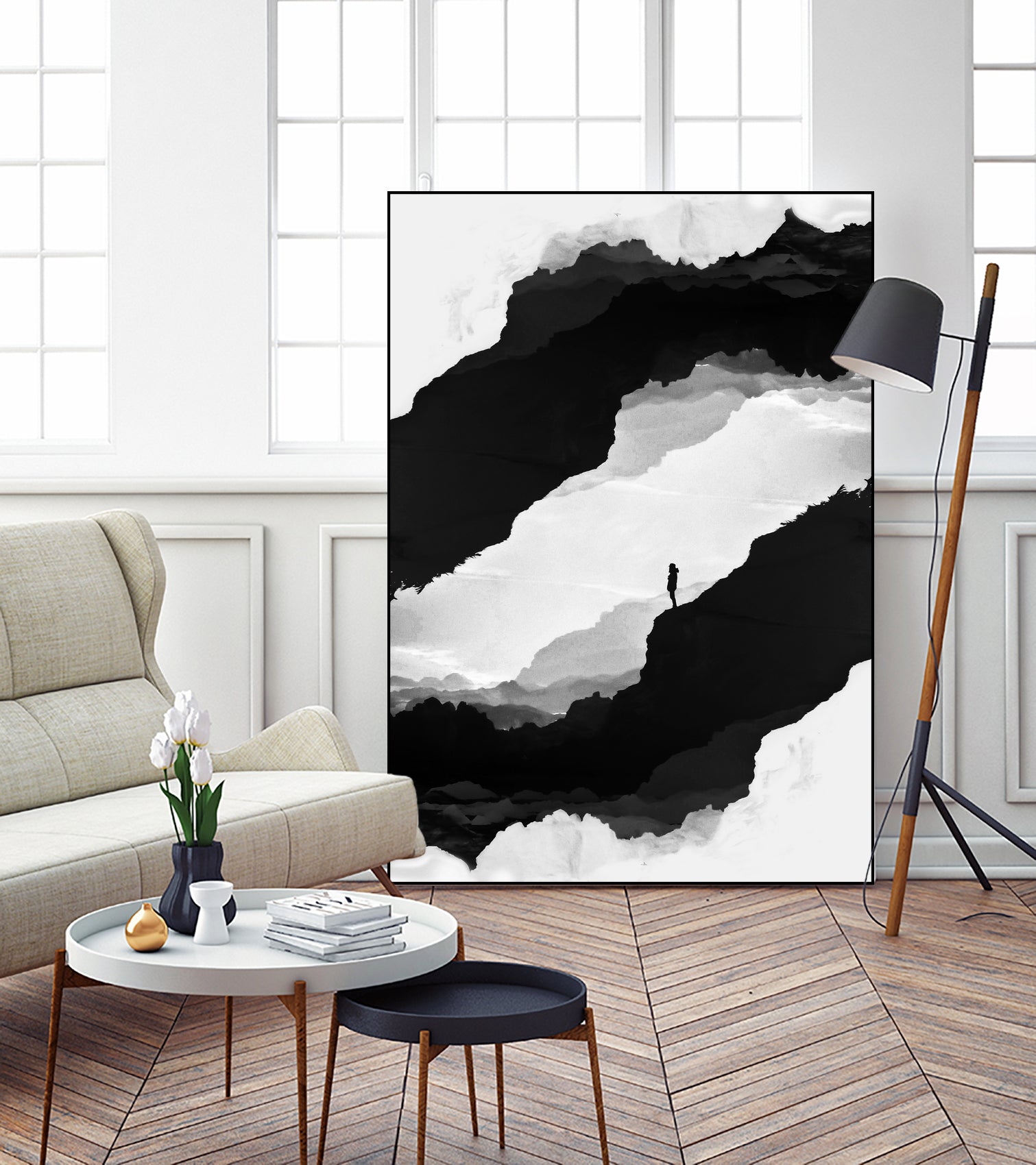 White Isolation by Stoian Hitrov on GIANT ART - black photo illustration