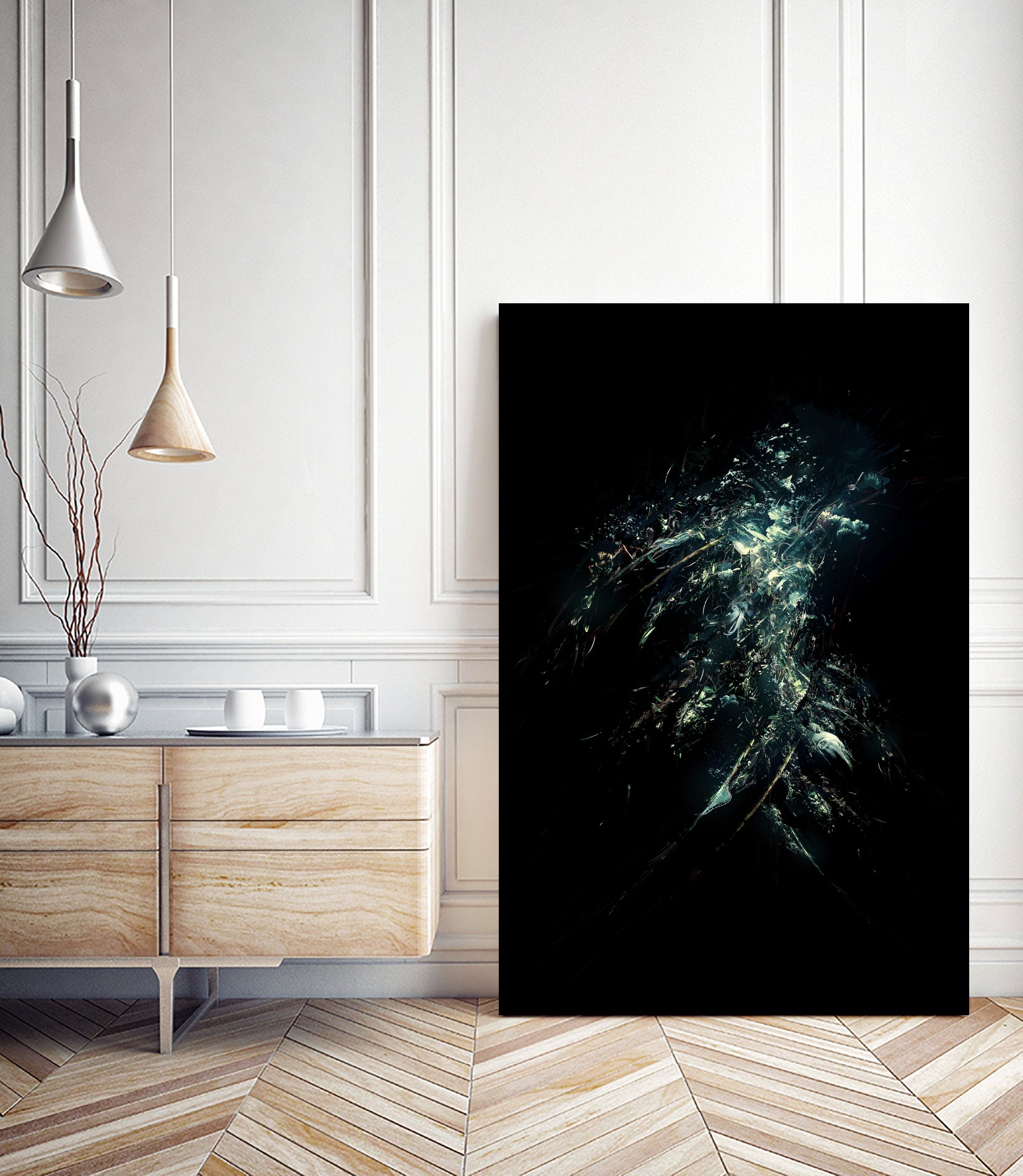 Current by George Smith on GIANT ART - blue 3d art