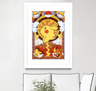 Stained Glass Pikachu by Erin Fitzgerald on GIANT ART - yellow digital drawing