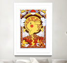 Stained Glass Pikachu by Erin Fitzgerald on GIANT ART - yellow digital drawing