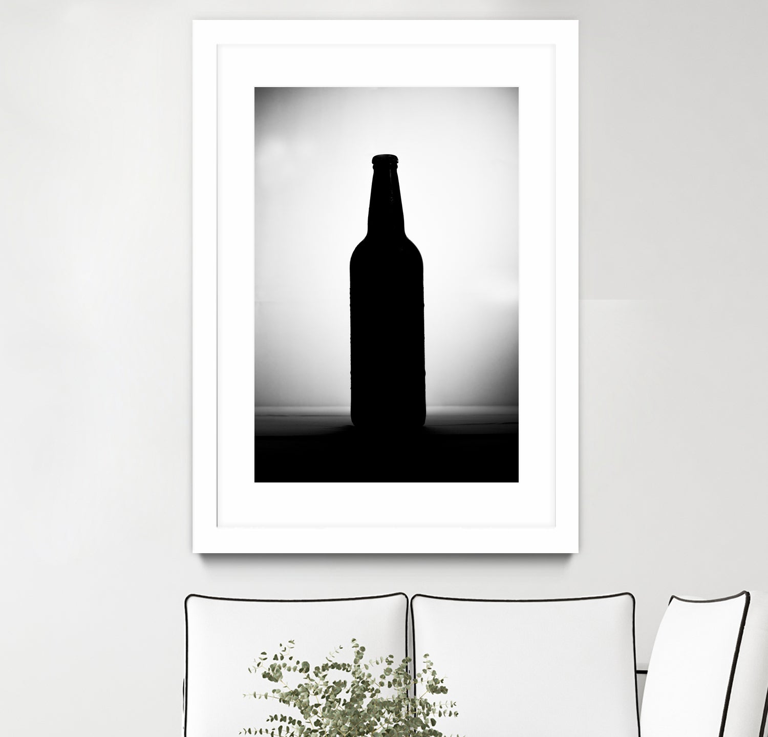 Bottle on White Background by Alvaro Gonzalez on GIANT ART - white photo manipulation