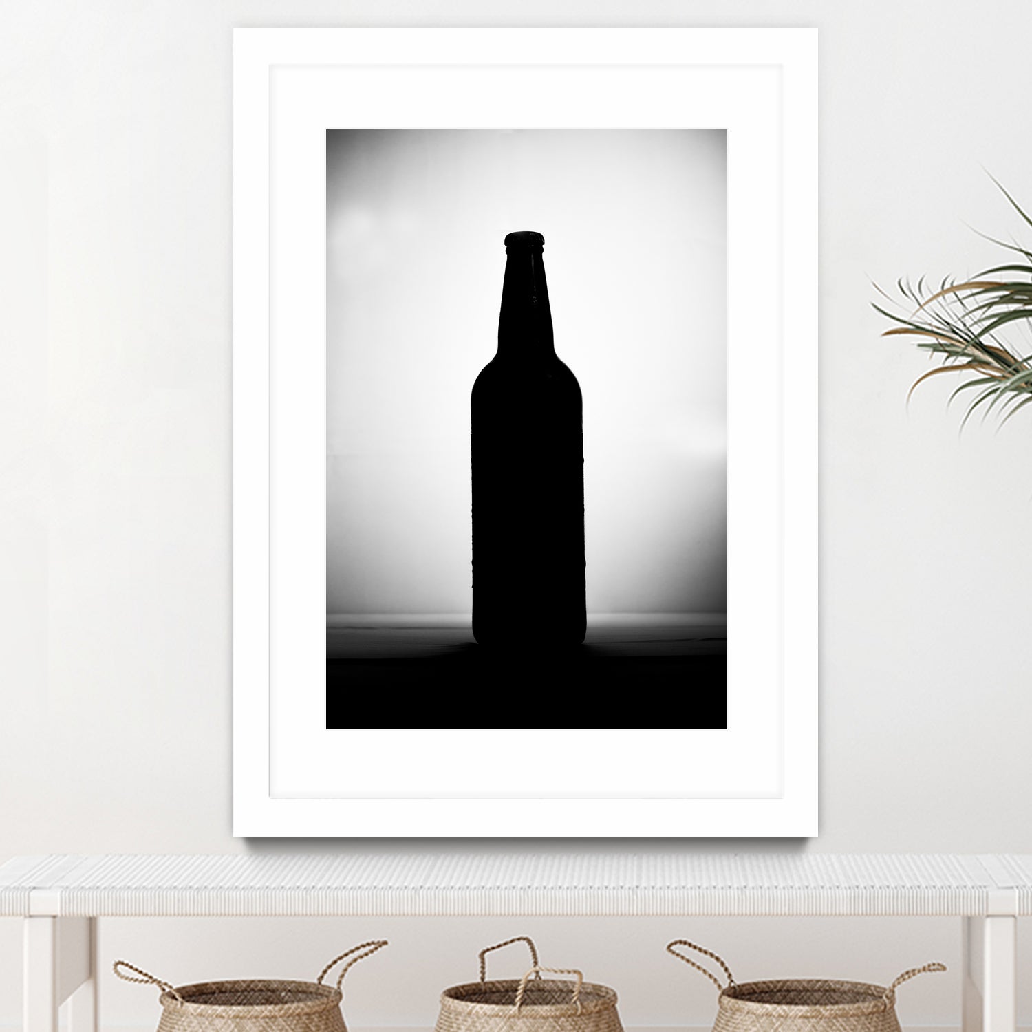 Bottle on White Background by Alvaro Gonzalez on GIANT ART - white photo manipulation