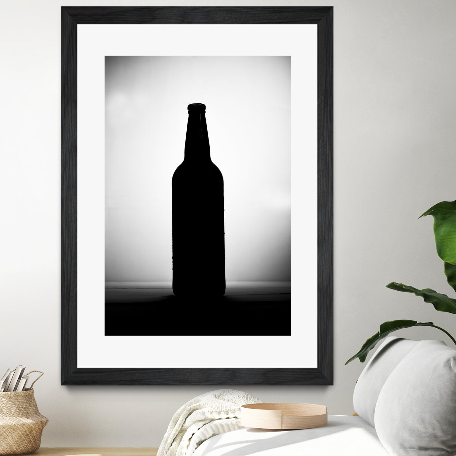 Bottle on White Background by Alvaro Gonzalez on GIANT ART - white photo manipulation