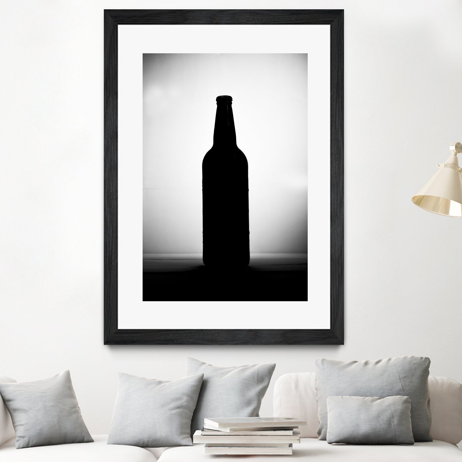 Bottle on White Background by Alvaro Gonzalez on GIANT ART - white photo manipulation