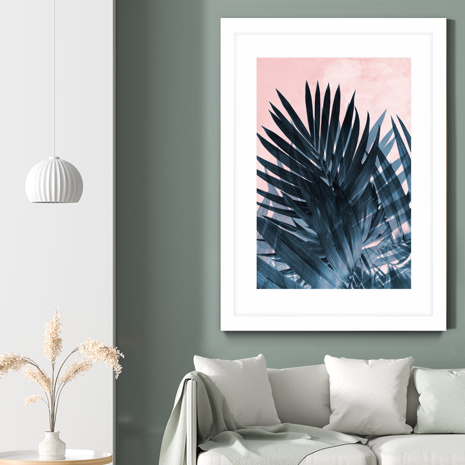 Palms by EMANUELA CARRATONI on GIANT ART - green digital painting