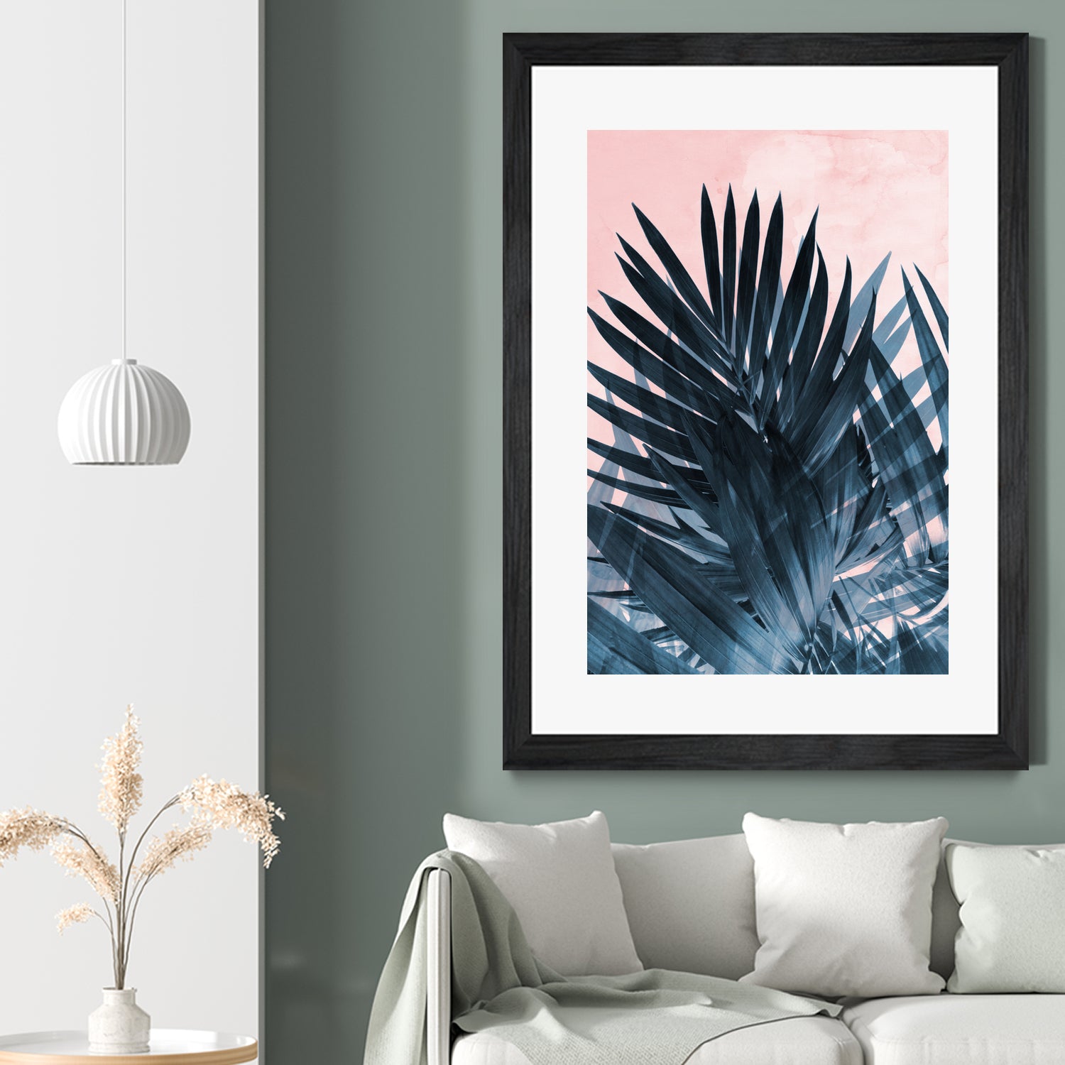 Palms by EMANUELA CARRATONI on GIANT ART - green digital painting