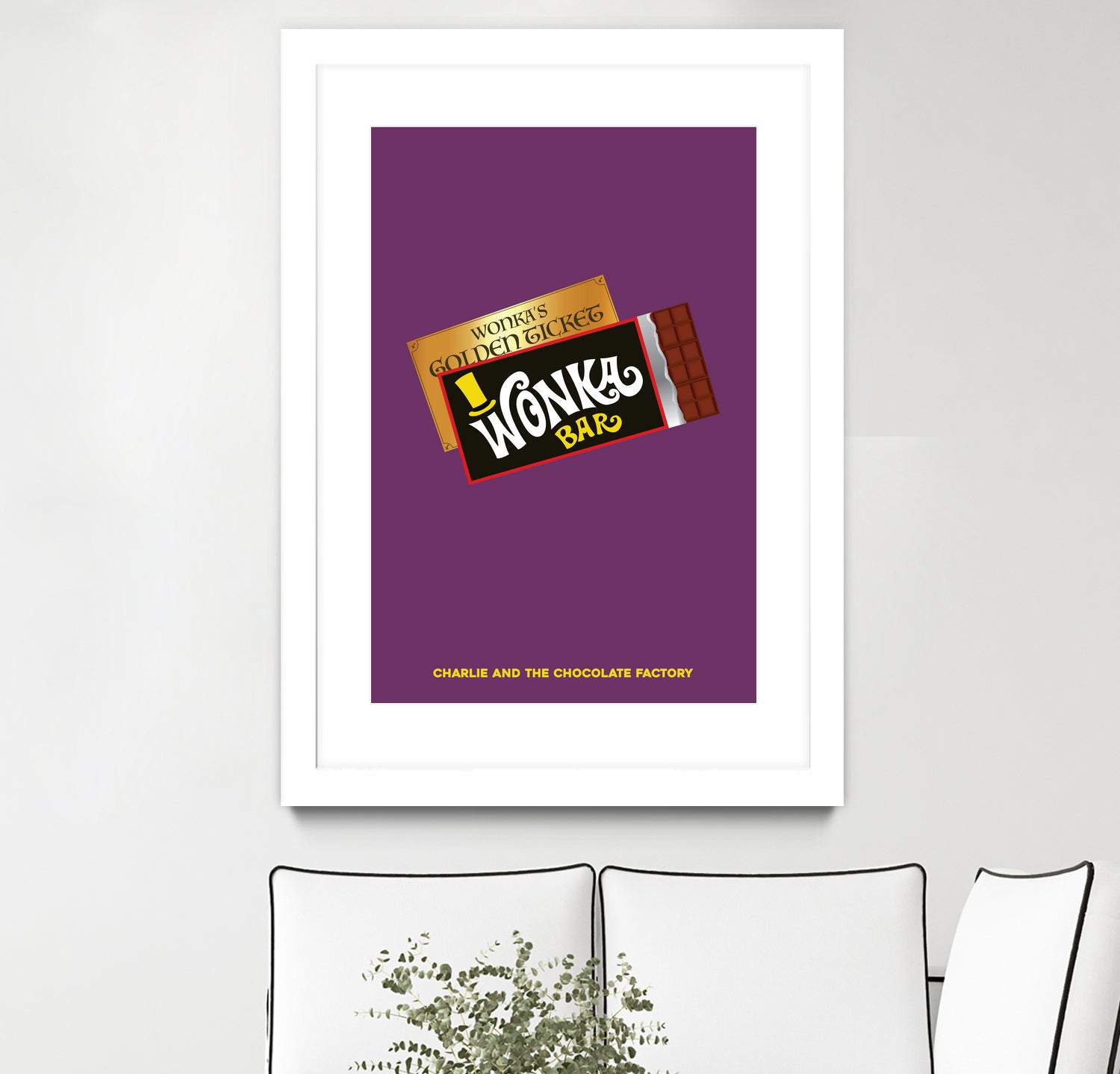 The Charlie and The Chocolate Factory by Rafael Gomes on GIANT ART - fuchsia digital drawing