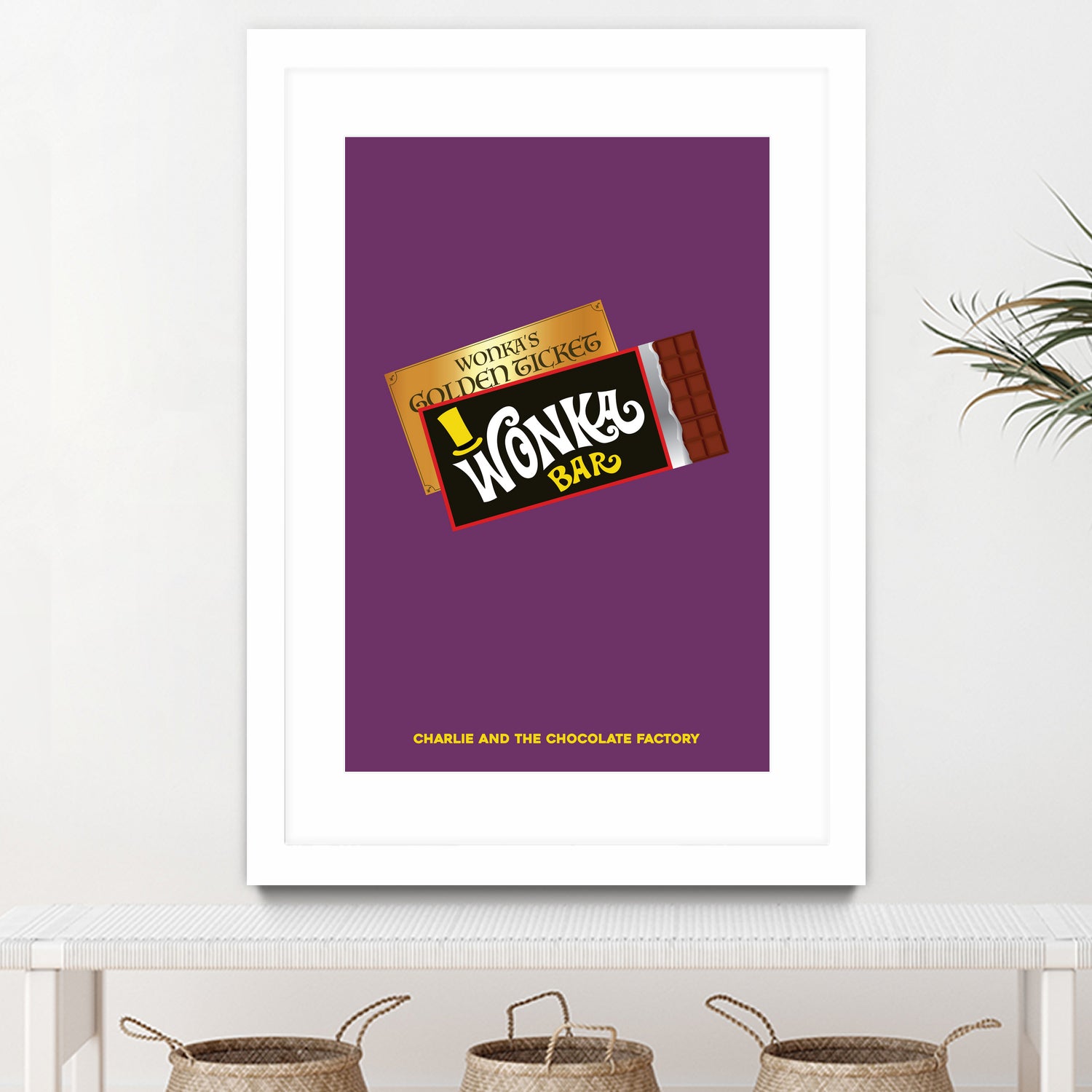 The Charlie and The Chocolate Factory by Rafael Gomes on GIANT ART - fuchsia digital drawing