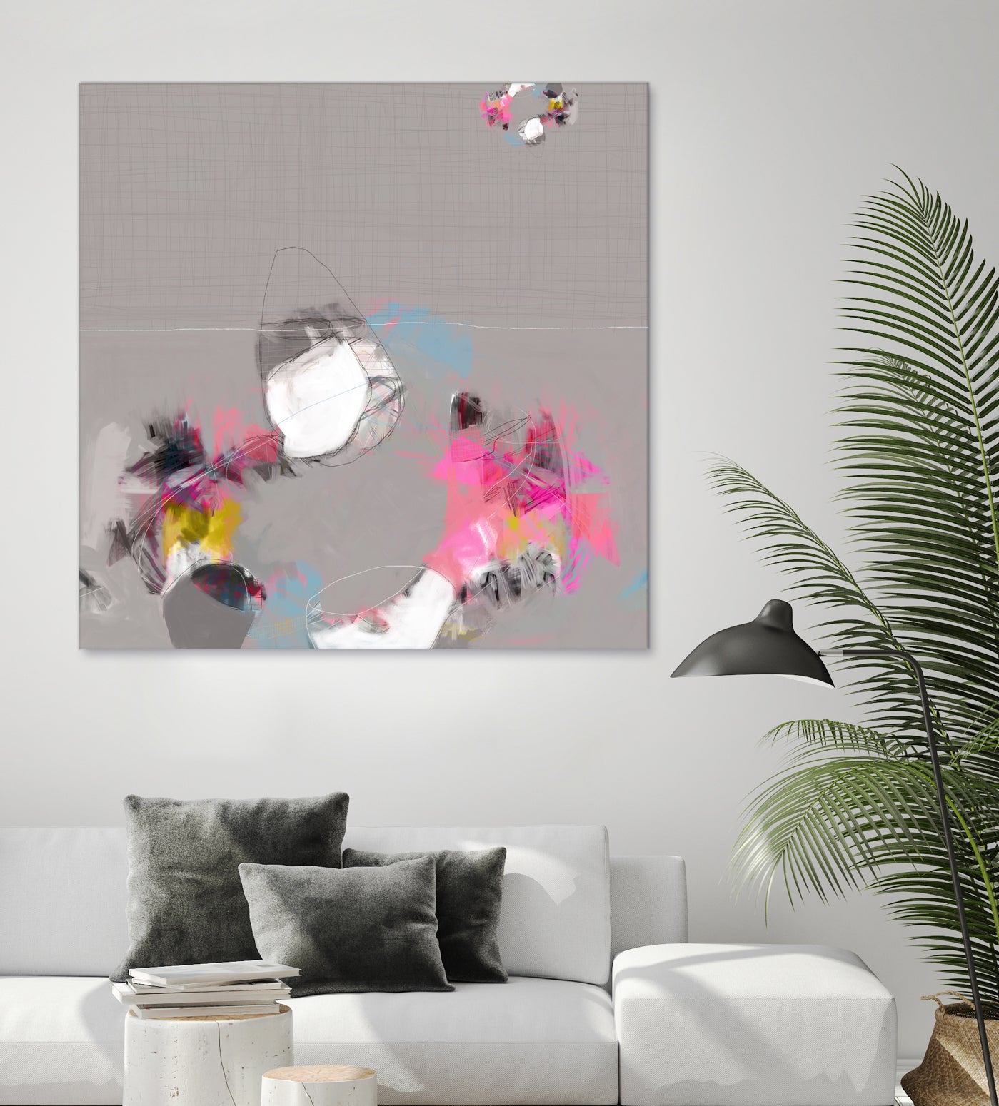 Dévoiler by Octal Pixel on GIANT ART - pink digital painting