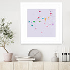 Colorful Love by Alessandra Gagliano on GIANT ART - fuchsia vector illustration