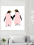 Lesbian Pride Penguins by Daniel Hutchinson on GIANT ART - white character design