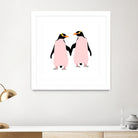 Lesbian Pride Penguins by Daniel Hutchinson on GIANT ART - white character design