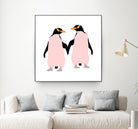 Lesbian Pride Penguins by Daniel Hutchinson on GIANT ART - white character design