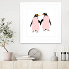 Lesbian Pride Penguins by Daniel Hutchinson on GIANT ART - white character design