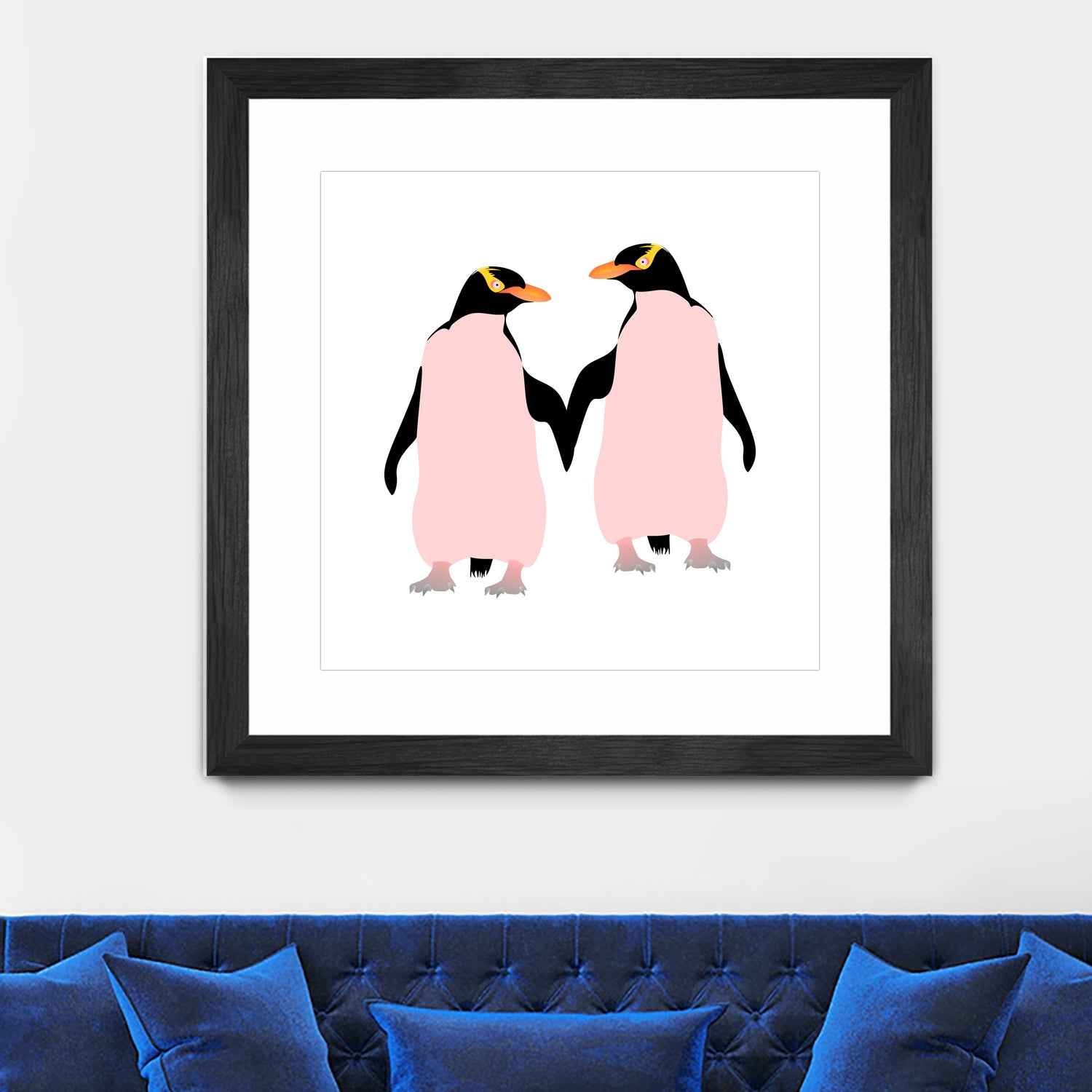 Lesbian Pride Penguins by Daniel Hutchinson on GIANT ART - white character design