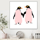 Lesbian Pride Penguins by Daniel Hutchinson on GIANT ART - white character design