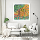 Sunny day by Ranka Stevic on GIANT ART - orange mixed media