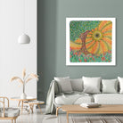 Sunny day by Ranka Stevic on GIANT ART - orange mixed media