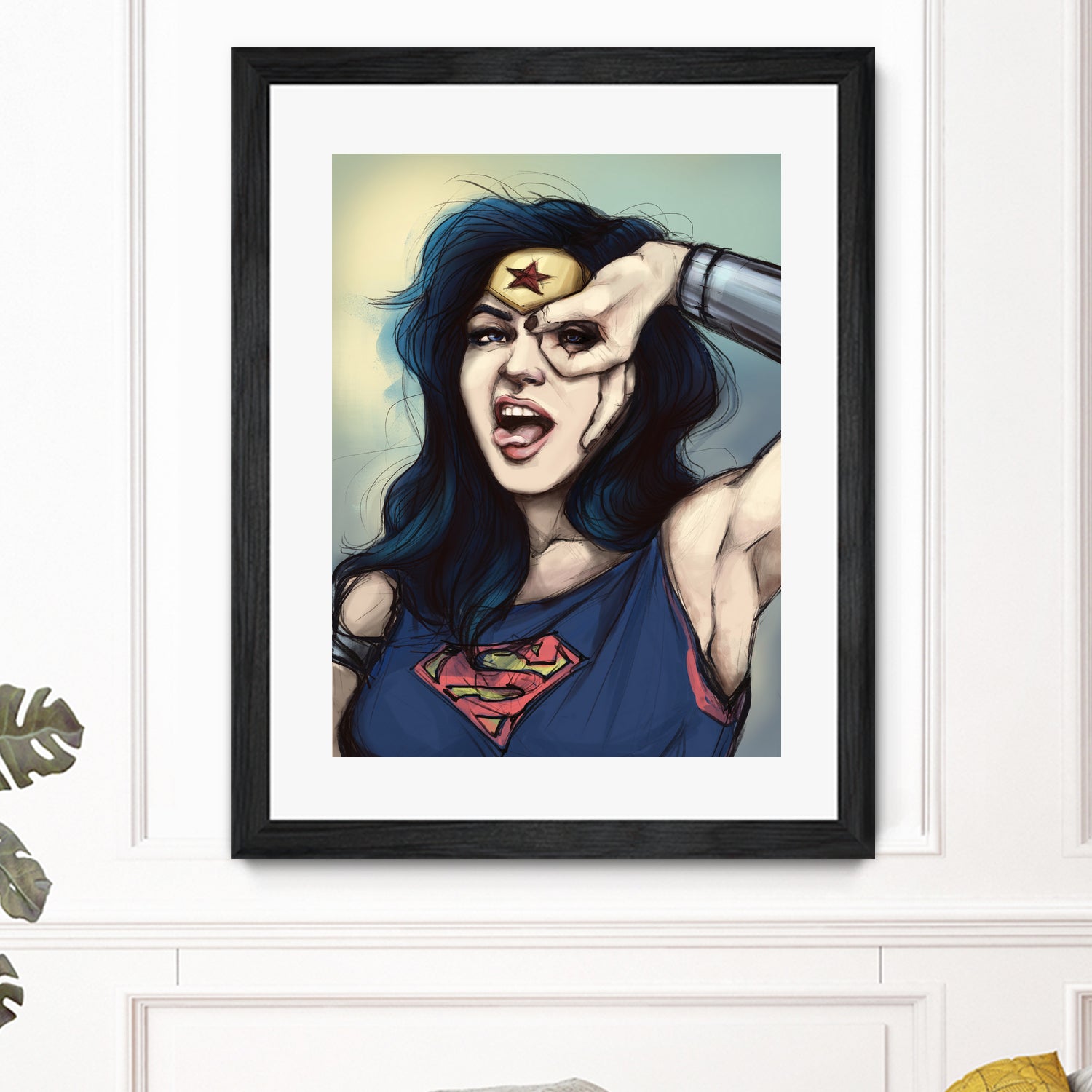 WonderWoman Cosplay by Cristina Dascalu on GIANT ART - blue digital painting