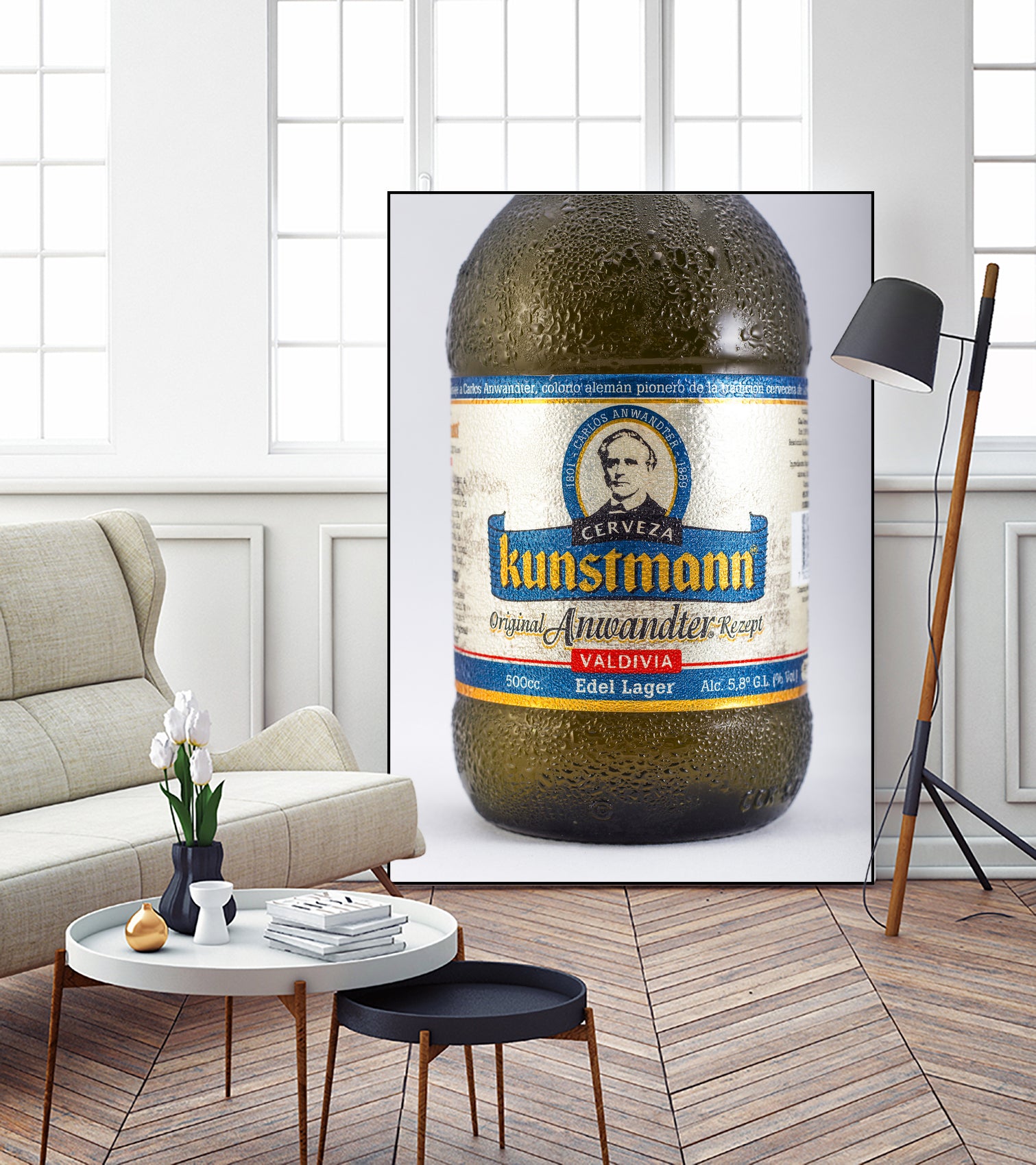 Kunstmann Edel Lager by Alvaro Gonzalez on GIANT ART - gray photo manipulation