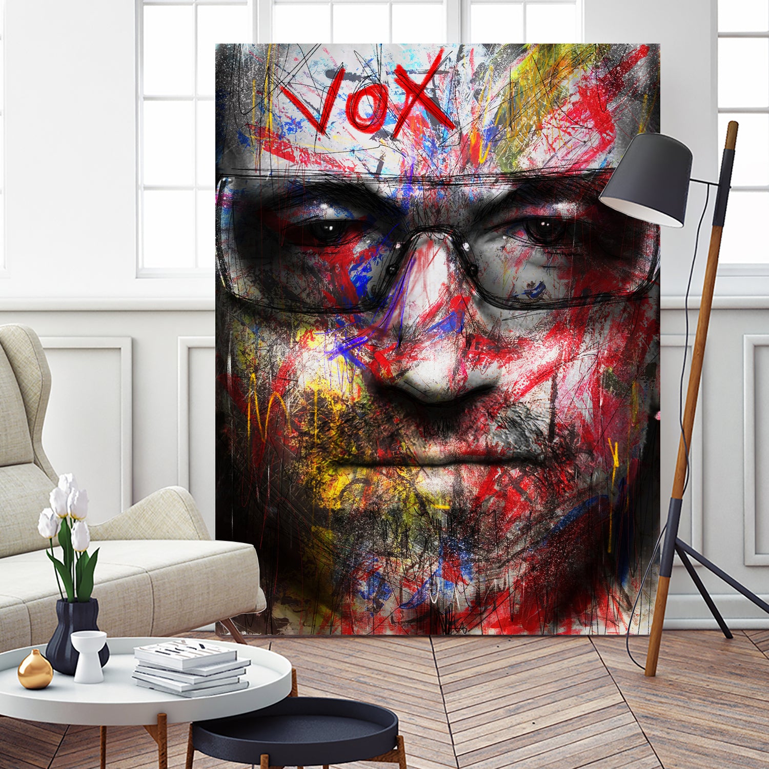 Vox by Daniel Malta on GIANT ART - red digital painting