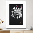 Balas Benedek_Bride by Benedek Balás on GIANT ART - black vector illustration