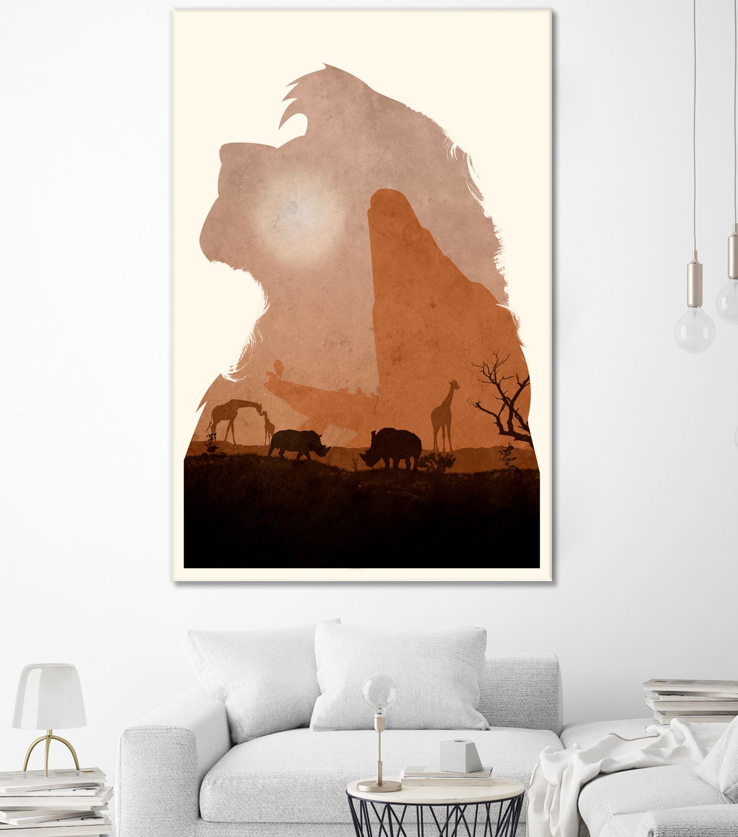 The Lion King (Textless Edition) by Ryan Ripley on GIANT ART - orange digital drawing