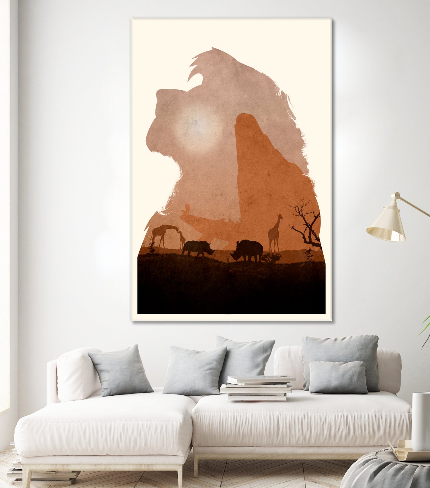 The Lion King (Textless Edition) by Ryan Ripley on GIANT ART - orange digital drawing