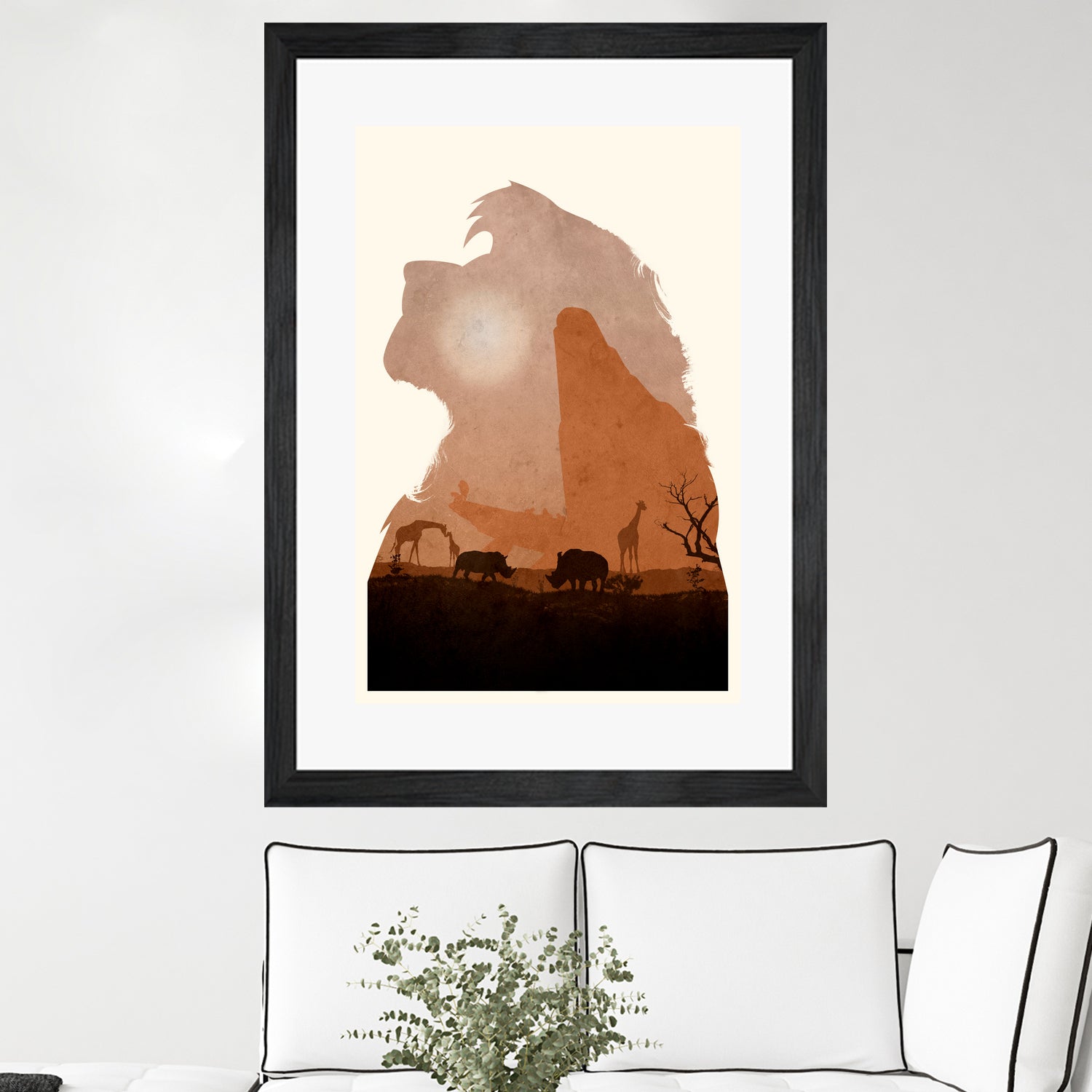 The Lion King (Textless Edition) by Ryan Ripley on GIANT ART - orange digital drawing