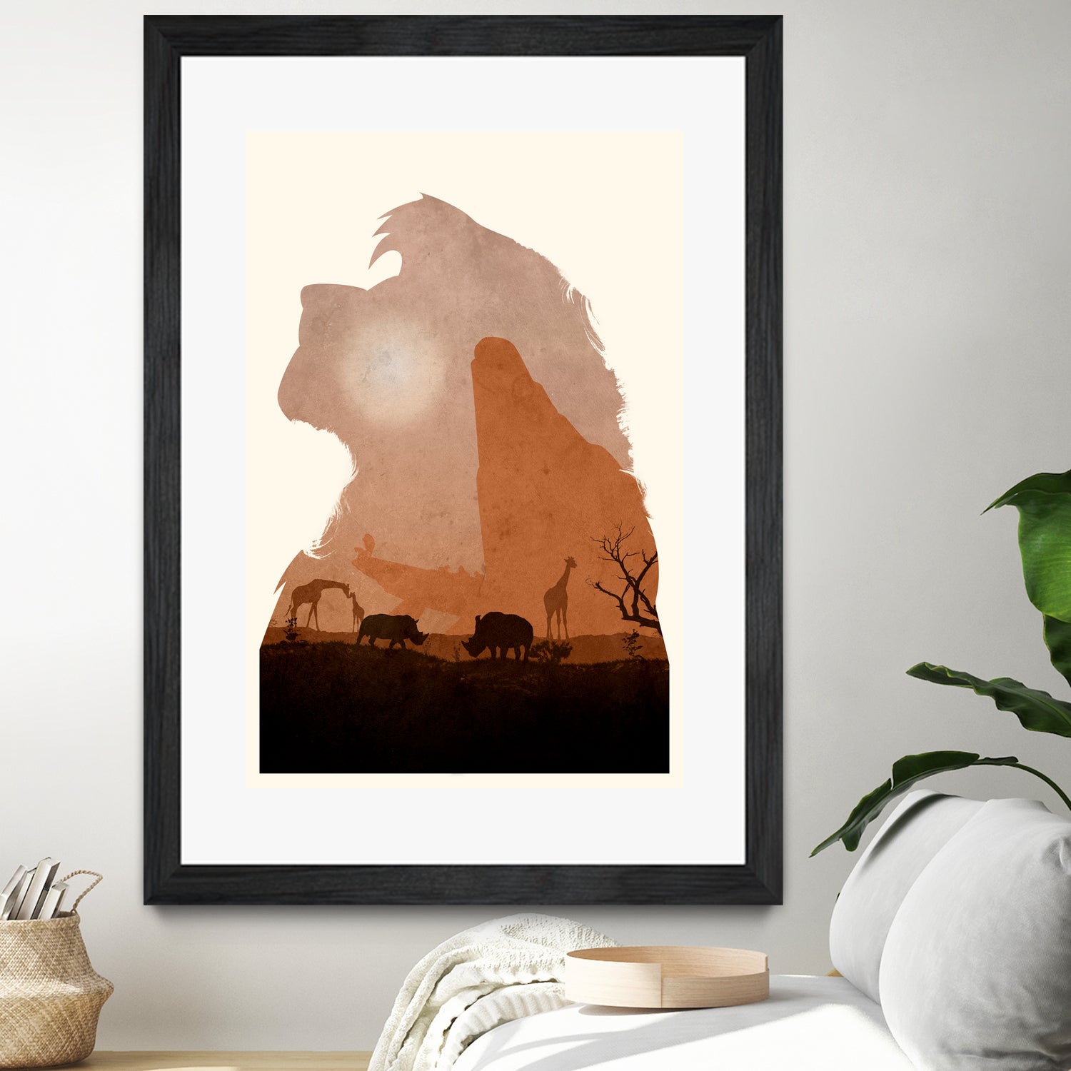 The Lion King (Textless Edition) by Ryan Ripley on GIANT ART - orange digital drawing