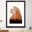 The Lion King (Textless Edition) by Ryan Ripley on GIANT ART - orange digital drawing