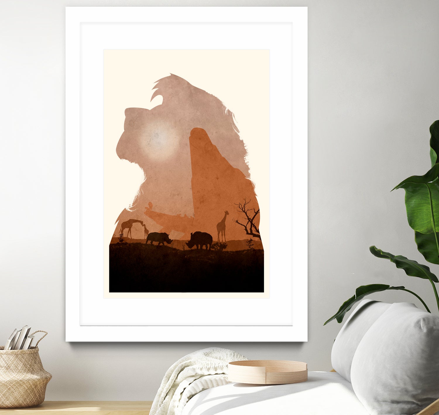 The Lion King (Textless Edition) by Ryan Ripley on GIANT ART - orange digital drawing