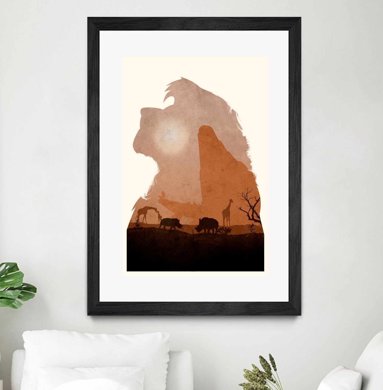 The Lion King (Textless Edition) by Ryan Ripley on GIANT ART - orange digital drawing