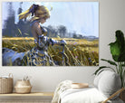 Saber Lily by Ling Wang on GIANT ART - yellow digital painting